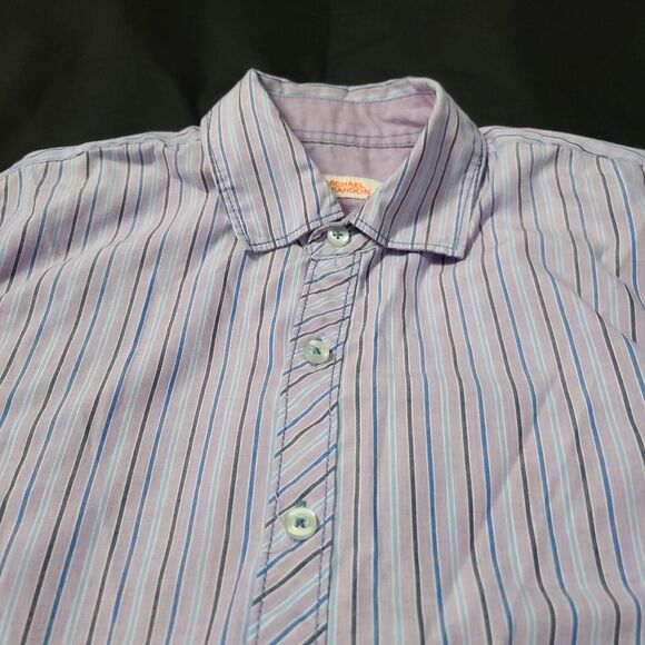 Michael Brandon Mens Button Down Multicolor Size Small Cotton Blend Long Sleeve - Picture 8 of 12